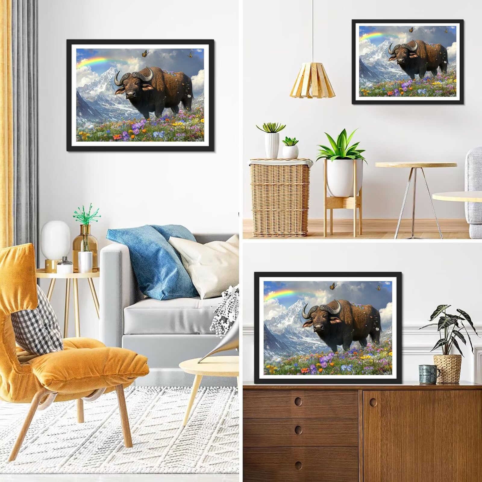 Diamond Painting Landschaft, 5D Diamond Painting Erwachsene 70x90cm qw1-701