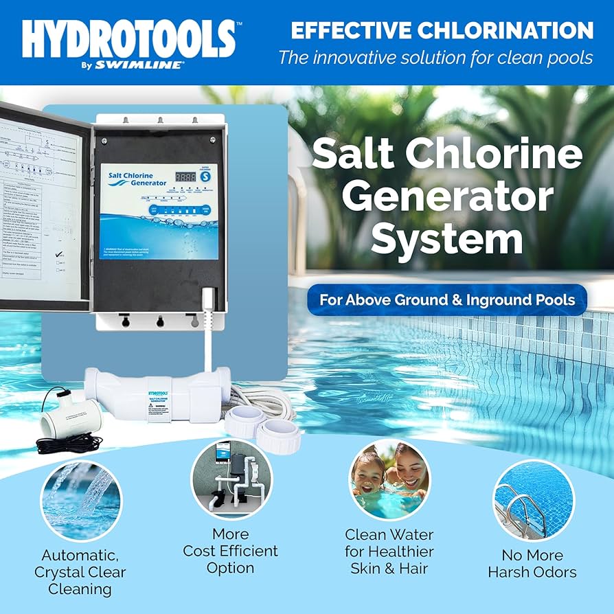 おみず Amazon.com: SWIMLINE HYDROTOOLS 87640 Salt Water Chlorine