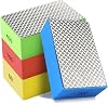 4Pack Hand Diamond Polishing Pads, Diamond Sanding Blocks 60# 100# 200# 400# Tile Polishing Pad Grit Sanding Block Polishing Grinding Block Glass Polishing Kit for Wood Tile Glass Stone Ceramic