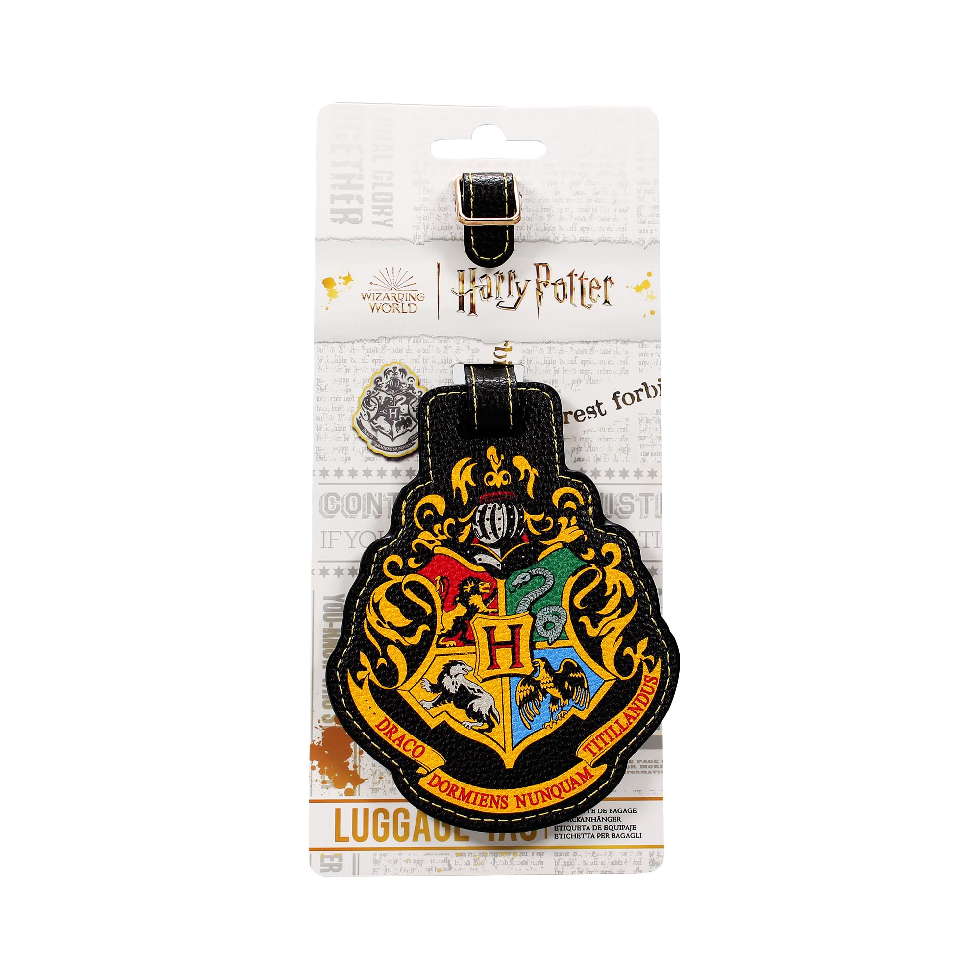 Half Moon Bay Harry Potter Luggage Tag | Luggage Tags for Suitcases & Luggage Labels for Suitcases | Harry Potter Gifts & Book Lover Gifts | Travel Accessories & Holiday Essentials | Hogwarts