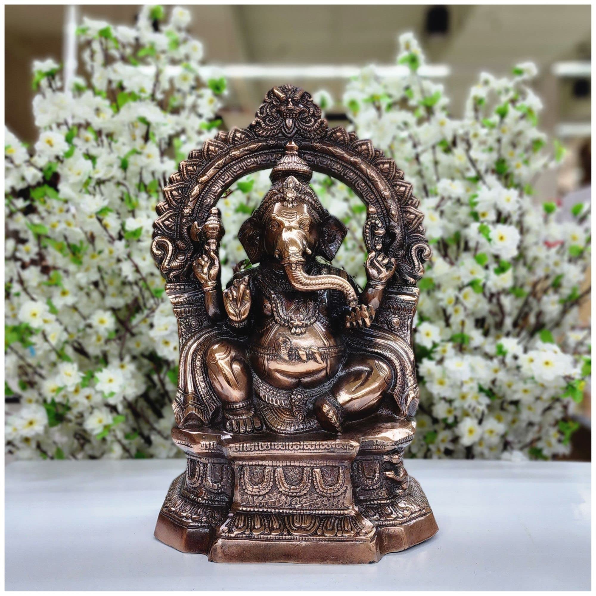 Buy AtoZ India Cart Lord Ganesha Statue Ganpati Idol Large Ganesha
