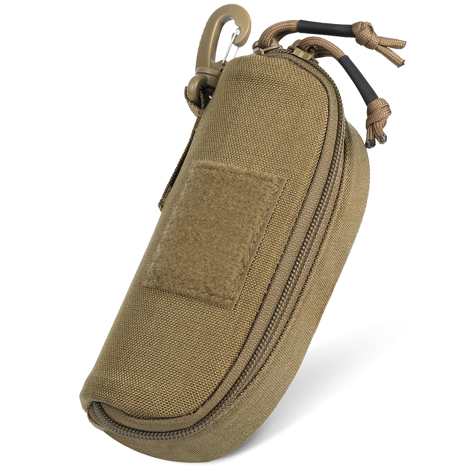 Tactical Molle Glasses Case, Shockproof Eyeglass Pouch, Sunglass Case Hard Shell Protects Glasses