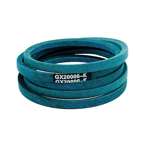 Honoyam GX20006 - Correa de transmisión de 12" x 88.9" de repuesto para John D-eere GX20006 105 115 125 135 145 D110 D120 D125 D130 D140 D150 con