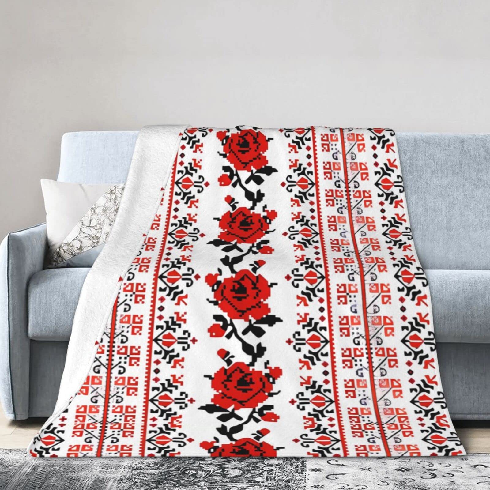Couverture en micro polaire ukrainienne 203 x 152 cm une idée cadeau originale