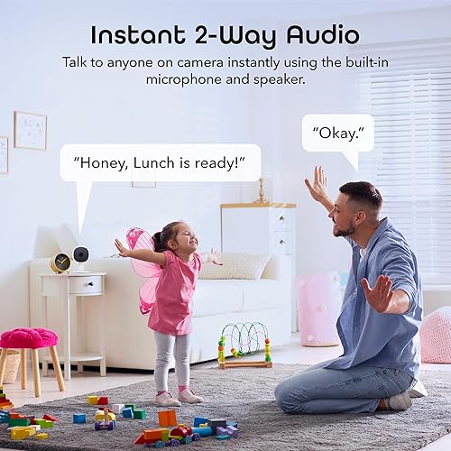 Miniatura 6 de Geeni Vision 2K Quad HD Cámara inteligente para interiores con vástago flexible, compatible con Alexa y Google Home