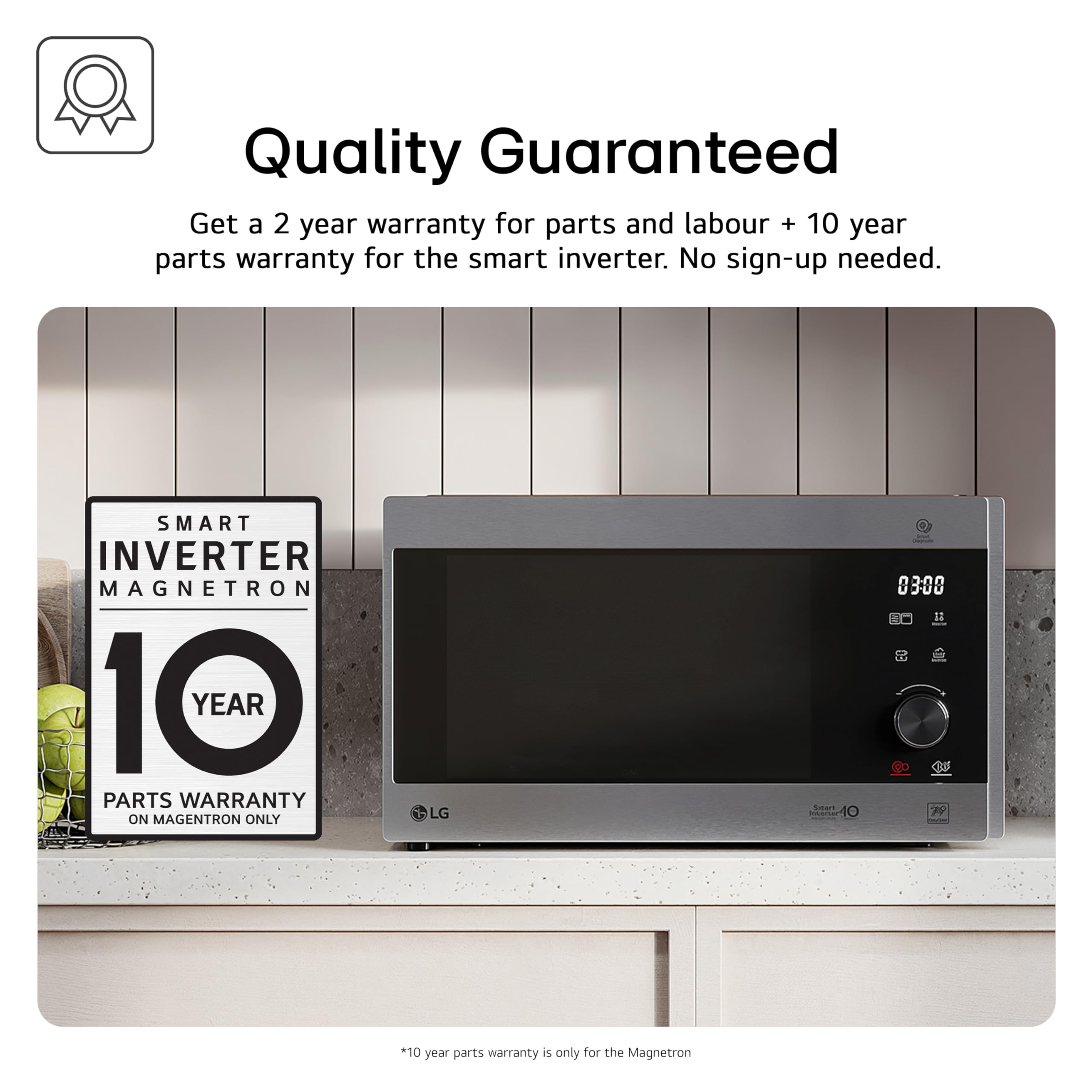LG NeoChef MH6565CPS - Horno microondas (25 L)