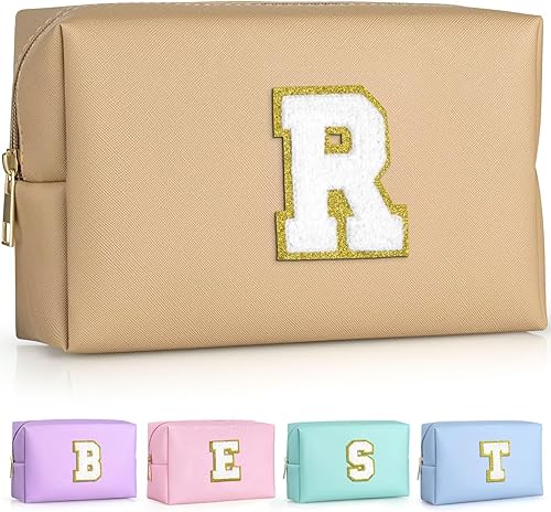 Miniatura 211 de TOPEAST - Bolso de maquillaje para mujer, Púrpura, K Púrpura,Negro,Caqui,Blanco nacarado-rosa,Blanco