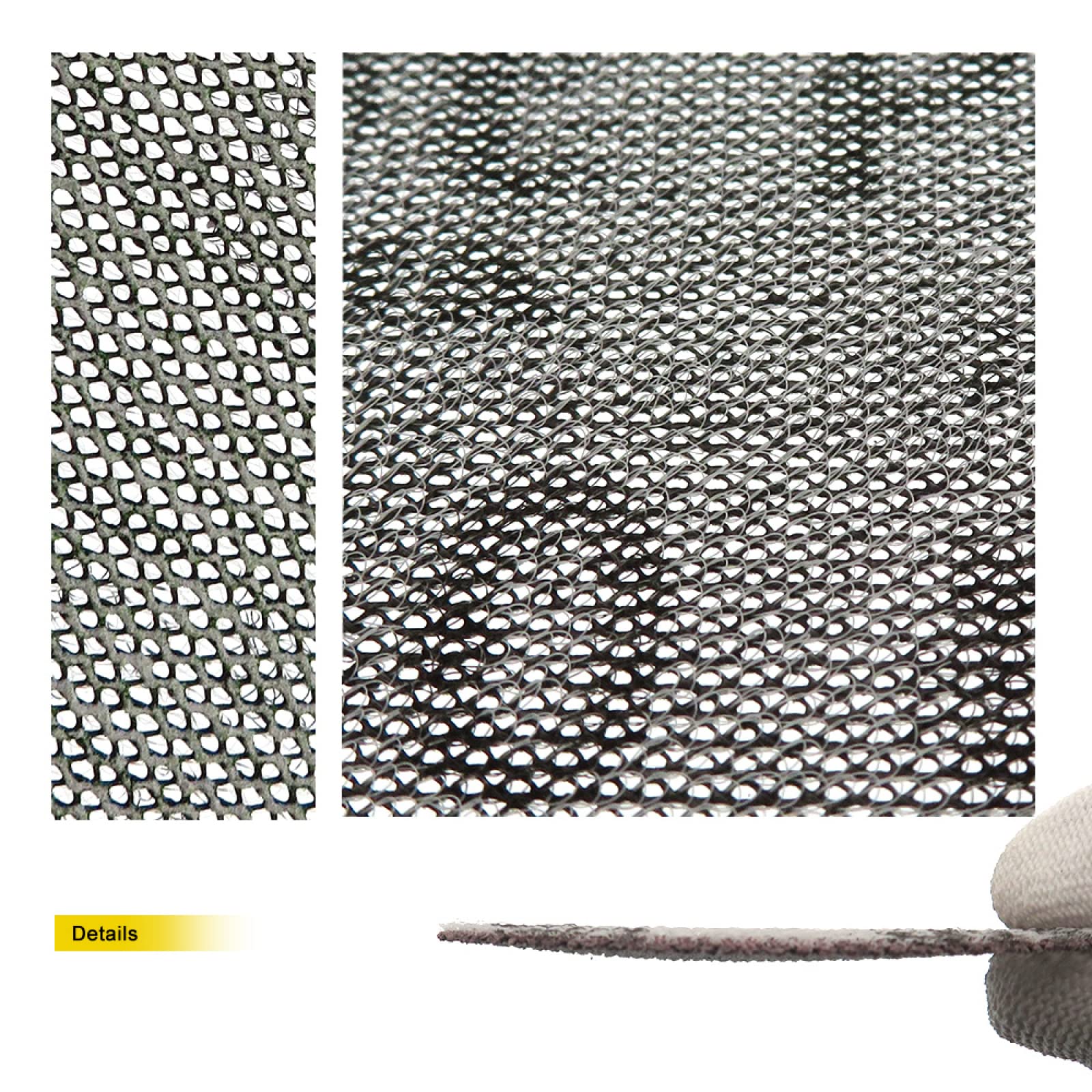 50 pezzi/scatola di carta vetrata da 3 pollici 75 mm, dischi abrasivi a rete automatica, antipolvere, anti-bloccaggio, grana 80/180/240, rimozione a secco, finitura levigatura(180)