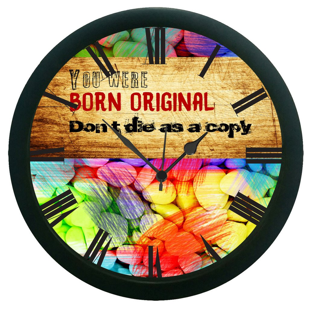 meSleep Quotes Wall Clock (With Glass) Amazon.in