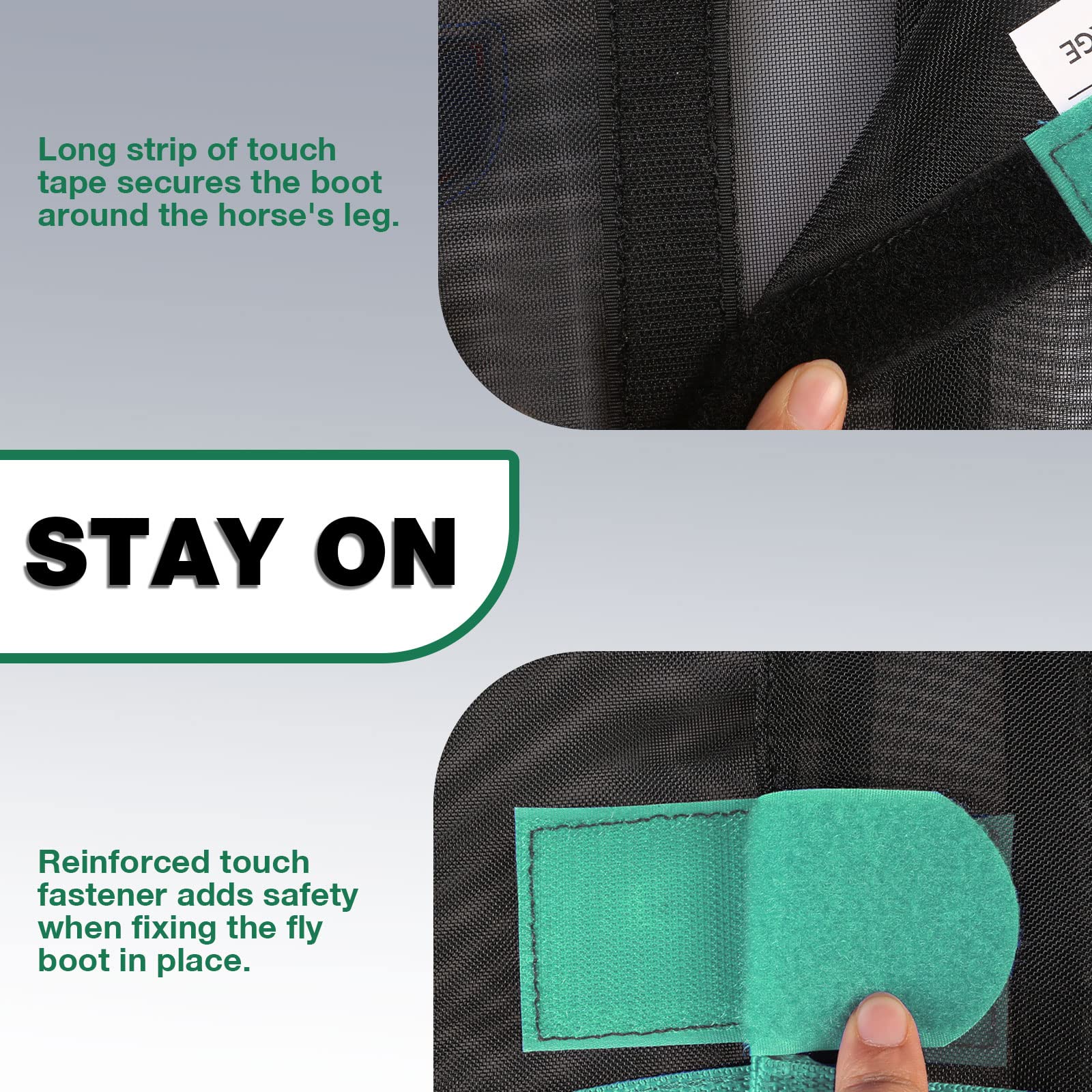 Leggins Protettivi Per Cavalli - Set Di 4, Traspiranti E Anti-Mosche, Taglia S - Foto 4