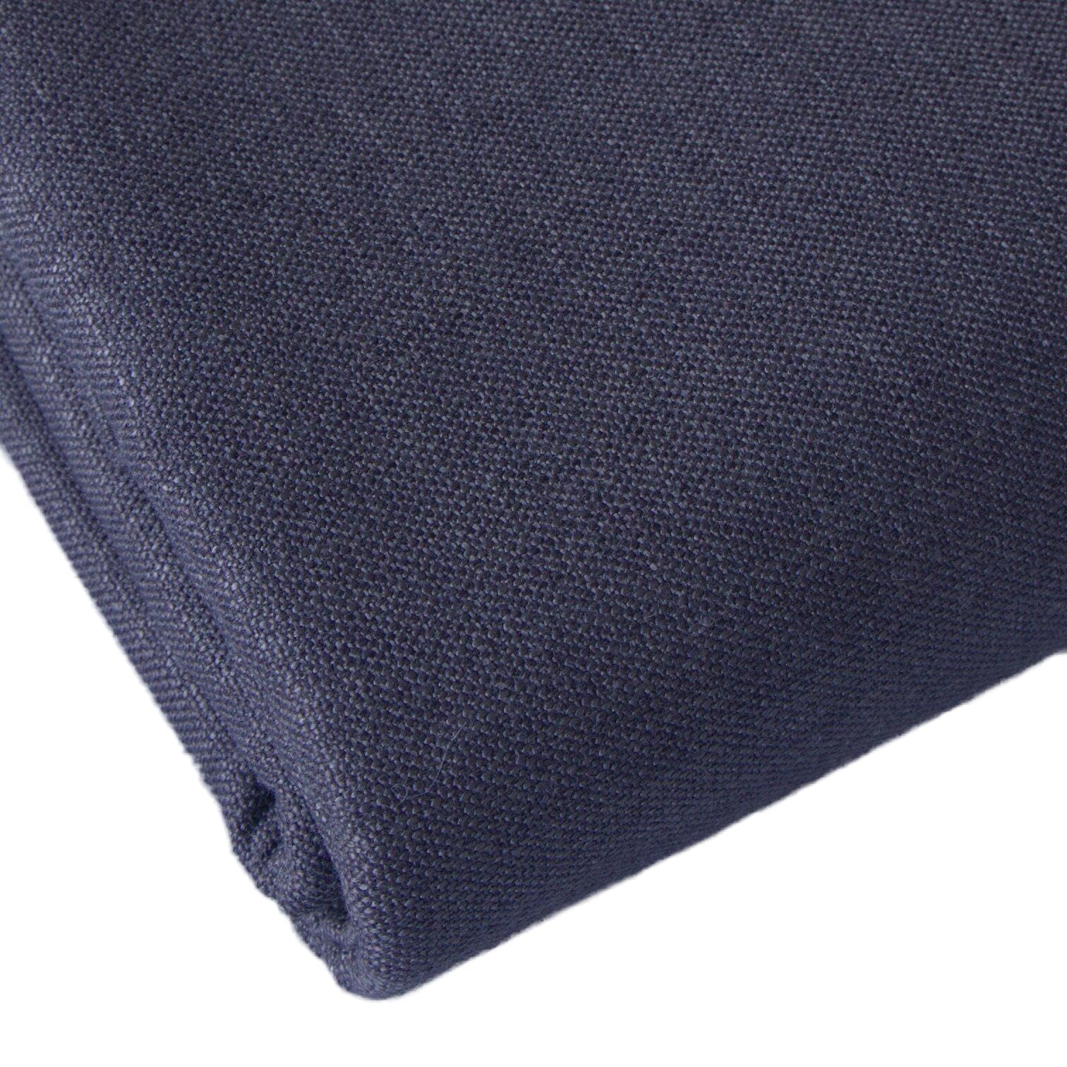 TinaKim Faux Slub Linen Upholstery Fabric - Water-Resistant, 54" Wide, Furniture Cover Material for Chairs, Couches, Settees (17 Black Gray, 3 Yard)