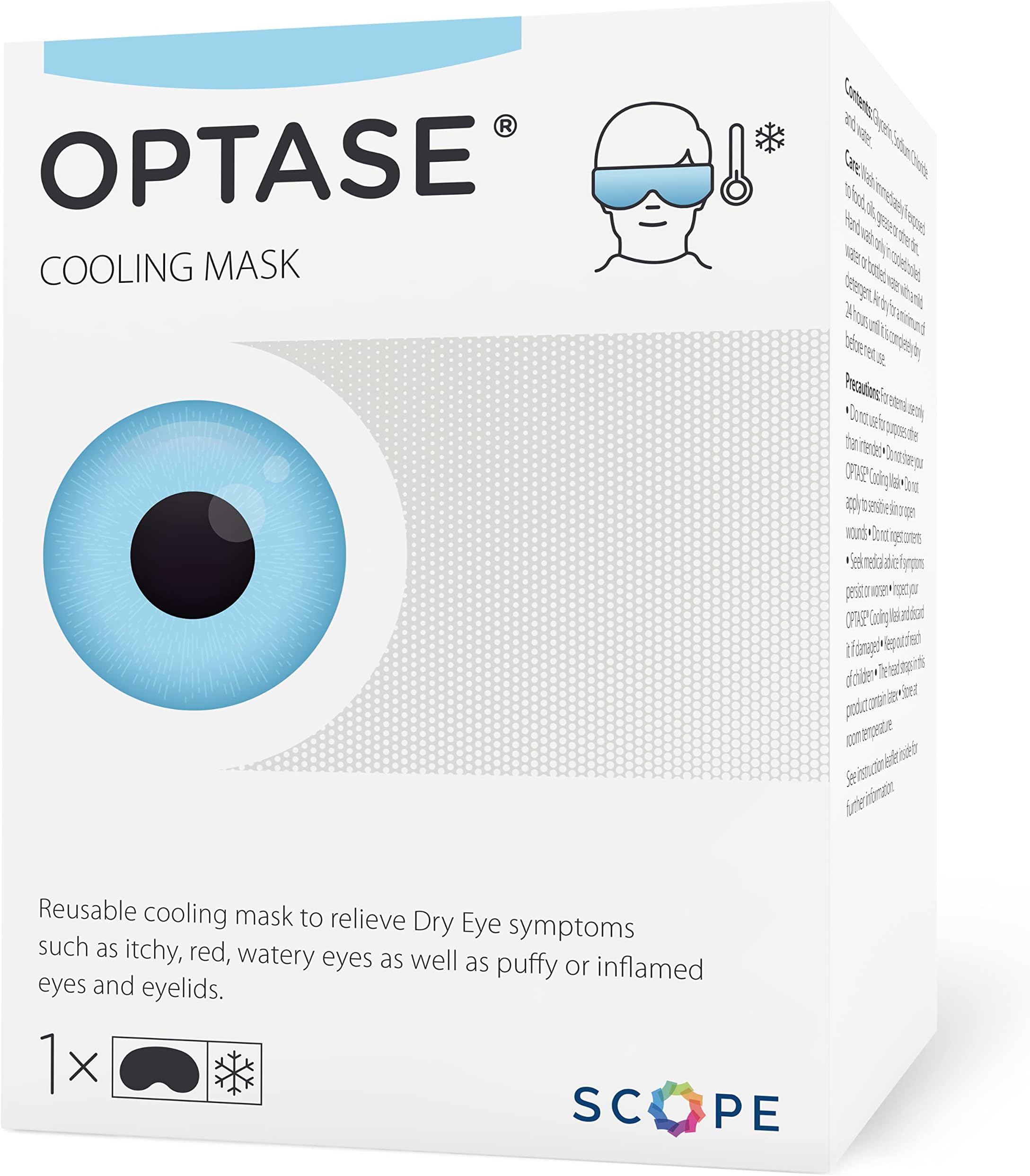 Cooling Mask – Gel Eye Mask for Dry Eyes And Seasonal Inflammation Relief – Cold Compress With Innovative HydroCool Technology