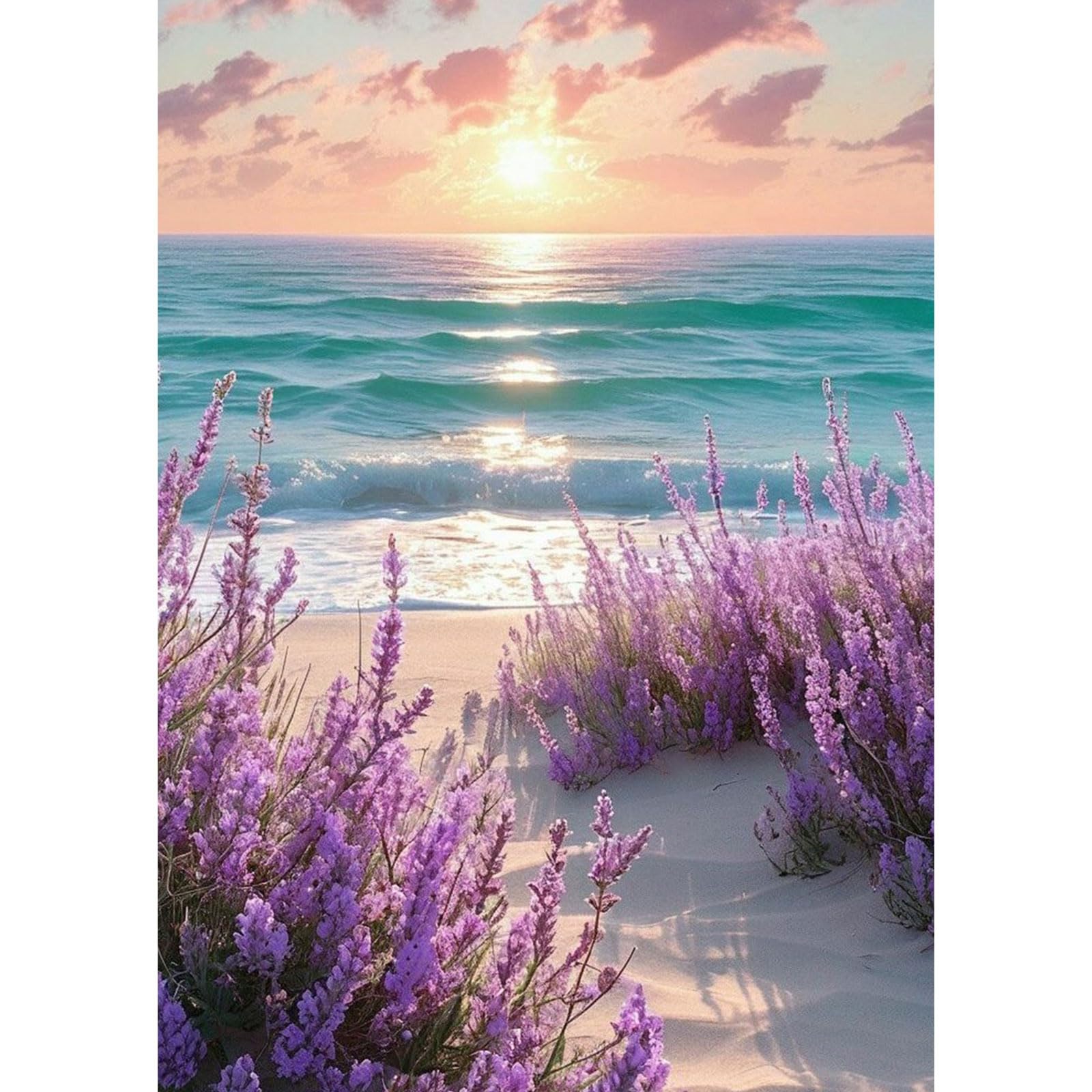 Kit Diamond Painting 5D – Paysage Pont Cristal – 30x40 Cm – Diamants Ronds – Décoration Murale DIY – Pour Adultes Débutants