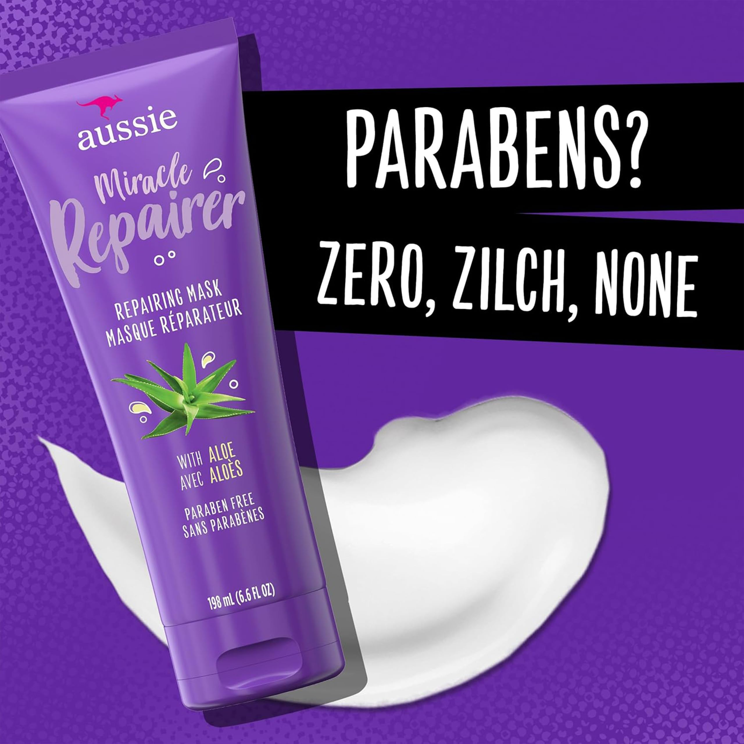 Amazon.com: Aussie Miracle Repairer Reconstructing Hair Mask, 3