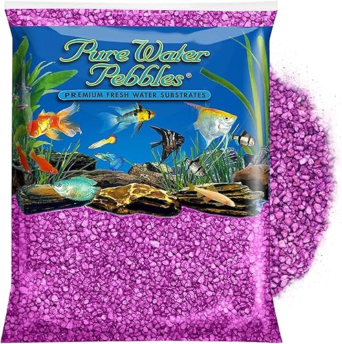 Miniatura 8 de Grava para acuario, 5 libras, brillo de lasernita