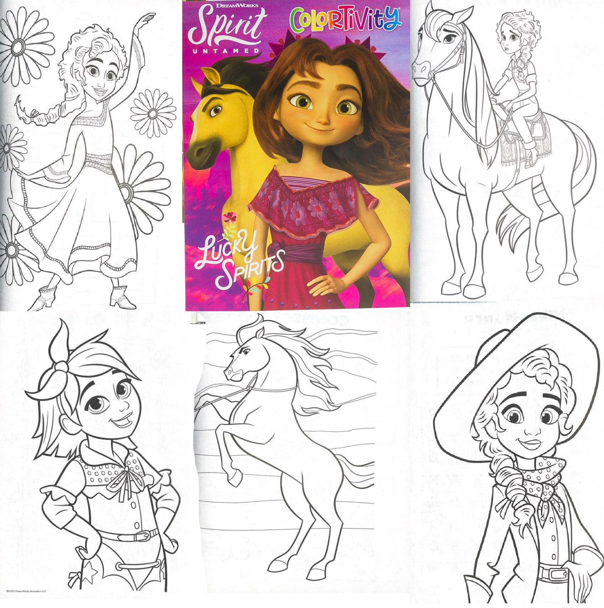 Amazon.co.jp: 4~8歳の女の子向け塗り絵セット - フルサイズの