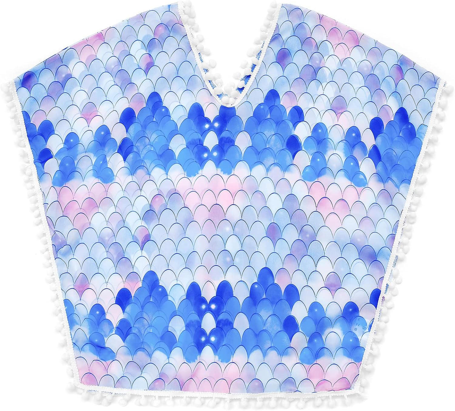 American Trends Swimsuit Cover Up for Girls Beach Swimwear Coverup Kids Pompom Tassel Swim Cover Ups: Clothing, Shoes & Jewelry