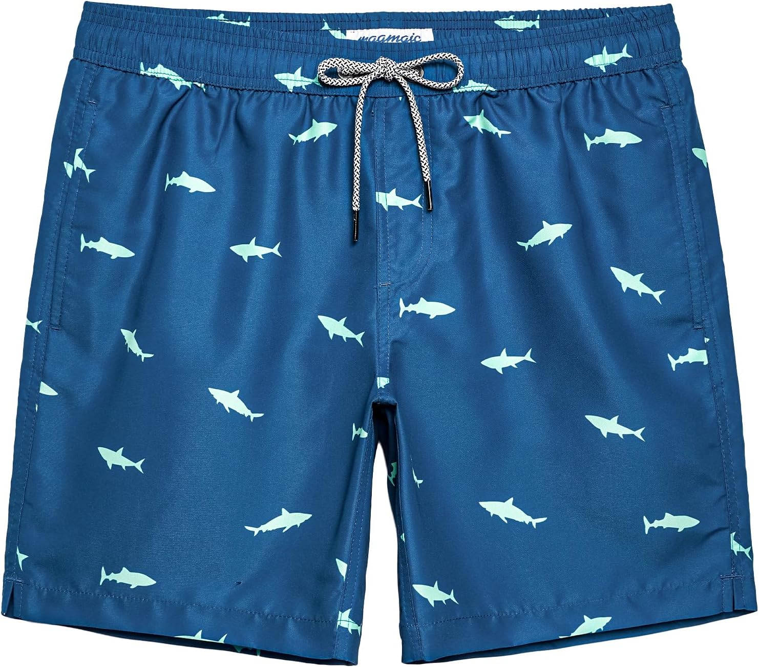 Mens Slim Fit Swim Shorts Swim Trunks 7 inch Quick Dry Mens Bathing Suits with Mesh Lining