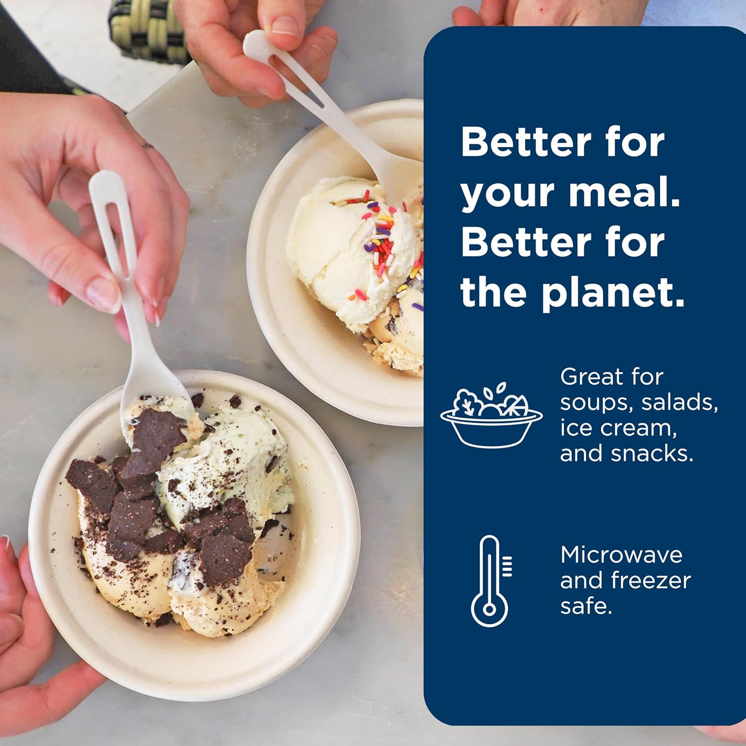 World Centric Compostable Paper Bowls, 11.5 Oz (Pack of 250), Made from Unbleached Plant Fiber, Sustainable, Heavy Duty, Leak Resistant, Microwave & Freezer Safe, PFAS Free