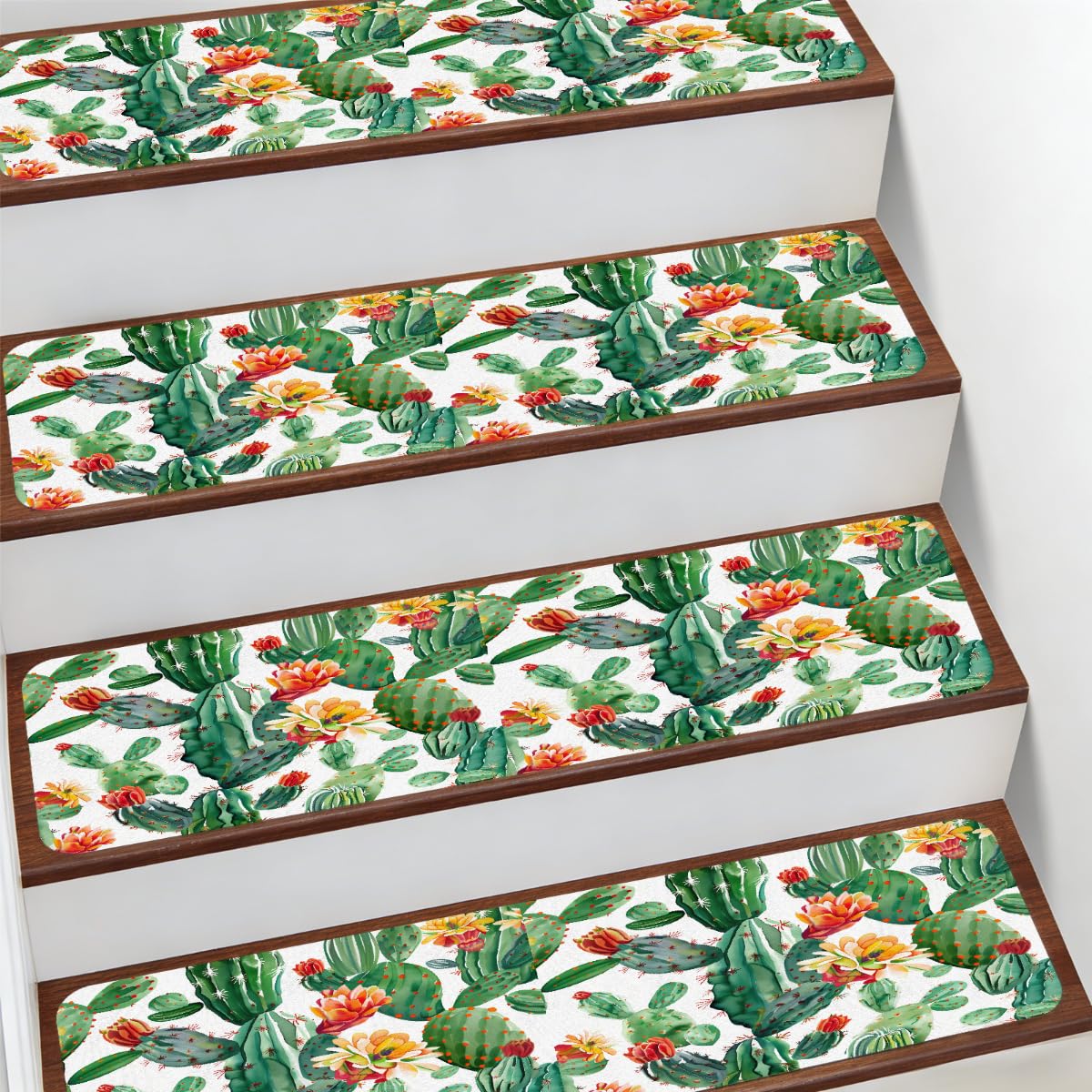 Alfombra para escaleras interiores Mexpekil, calma tropical en tu hogar