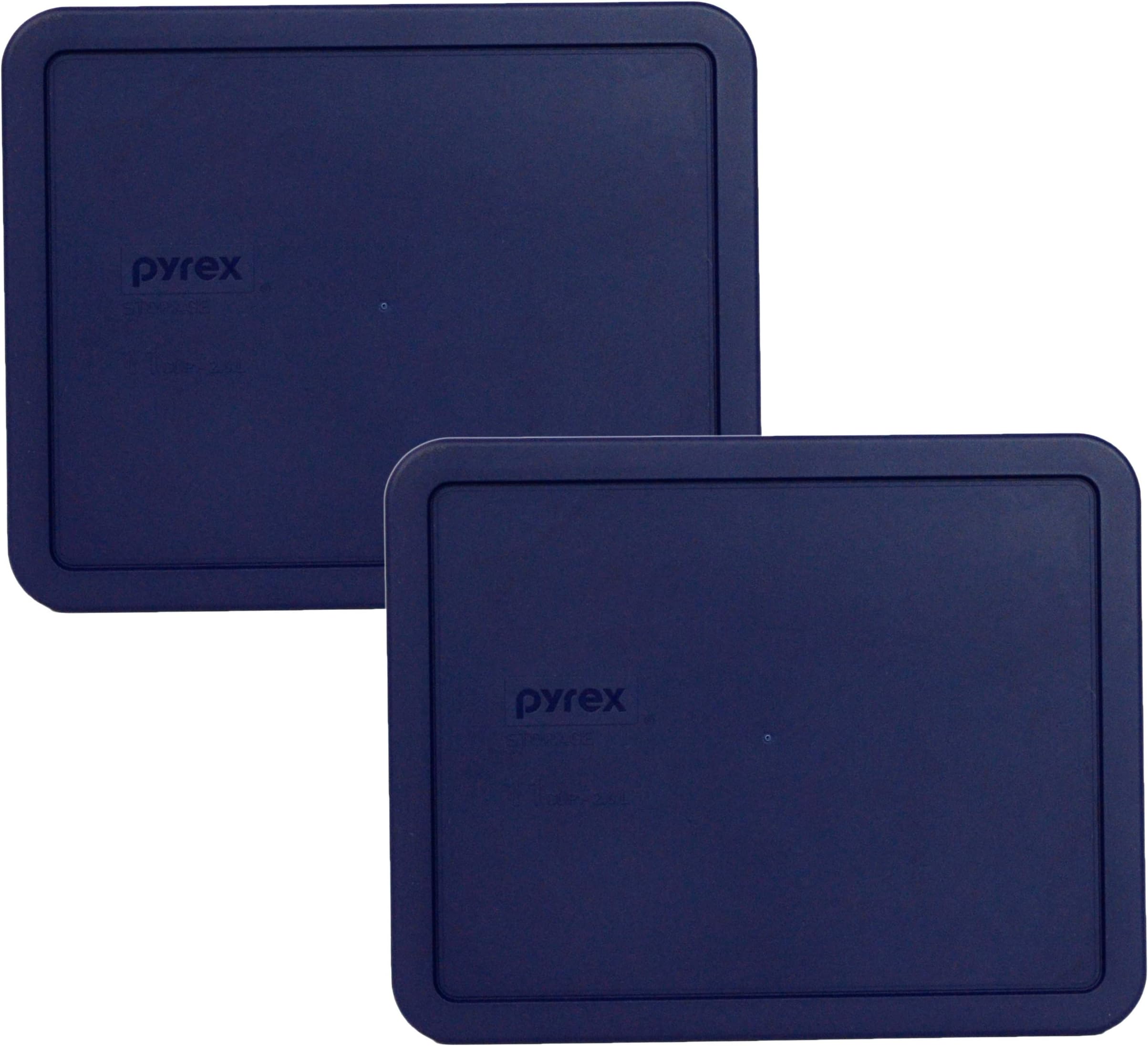 Blue 11-cup Rectangular Plastic Cover (2 Lids)