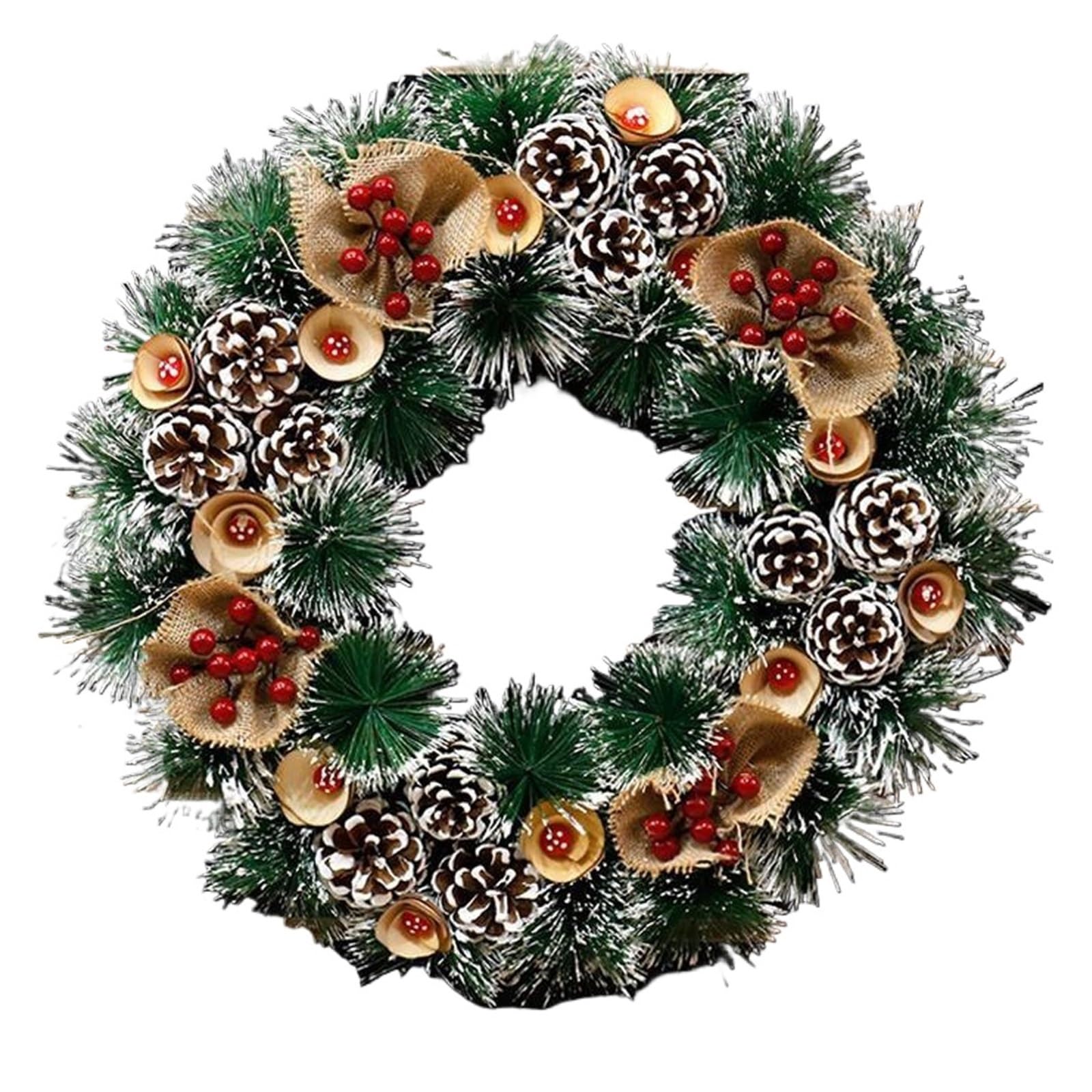 Couronne de fleurs pour porte : décoration florale suspendue d'hôtel