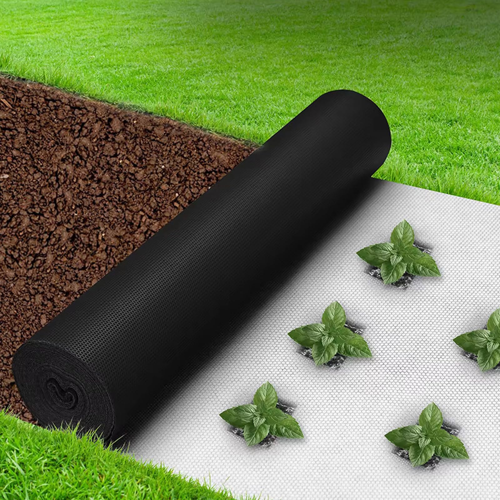 防雑草シート高透水 耐久性約８年 1m×50mピン 100本付き2本セット Amazon | 防草シート 1m×50m ホワイト 反射シート 100本固定ピン付き