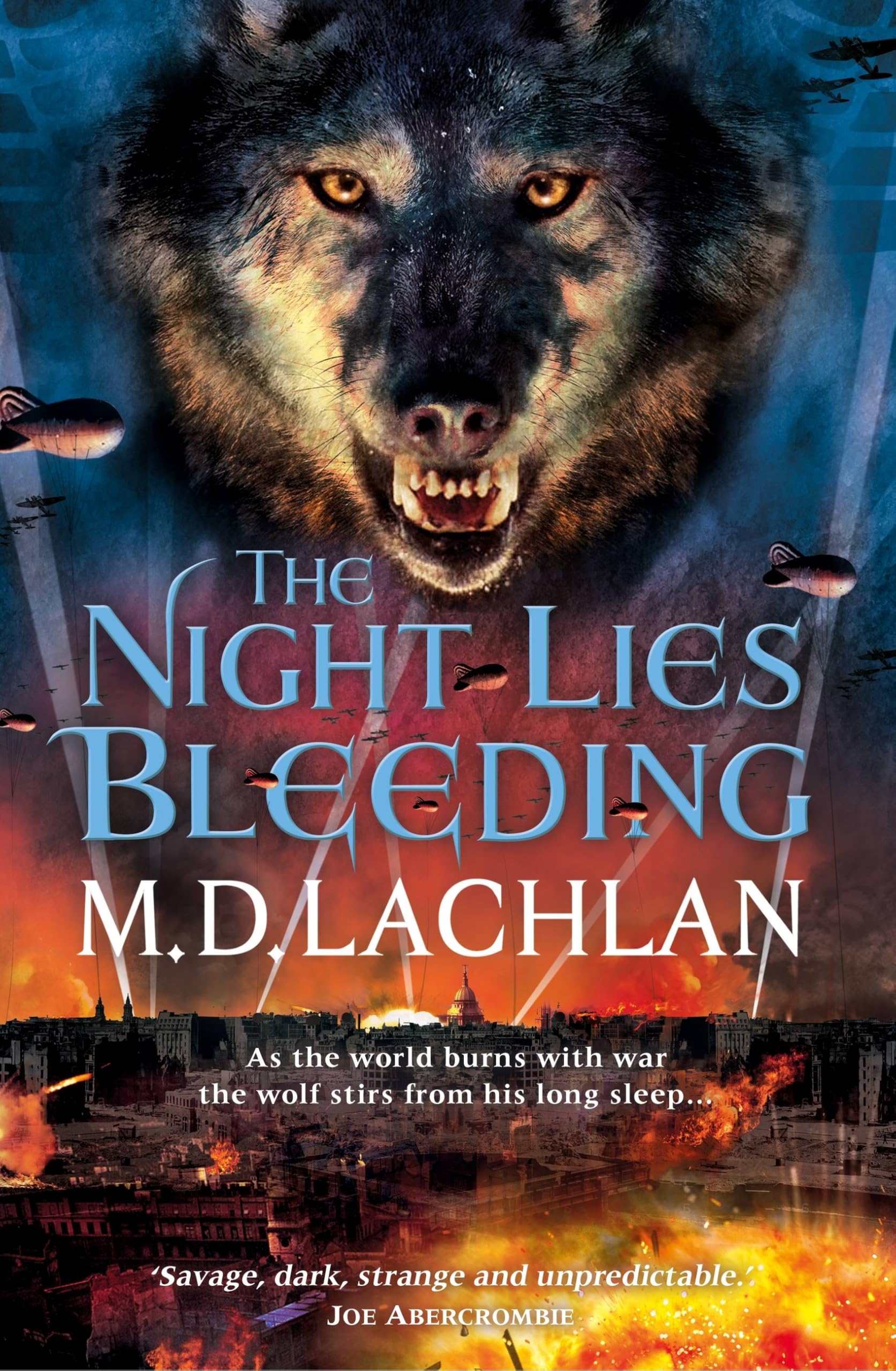 The Night Lies Bleeding by M.D. Lachlan (Paperback Book)