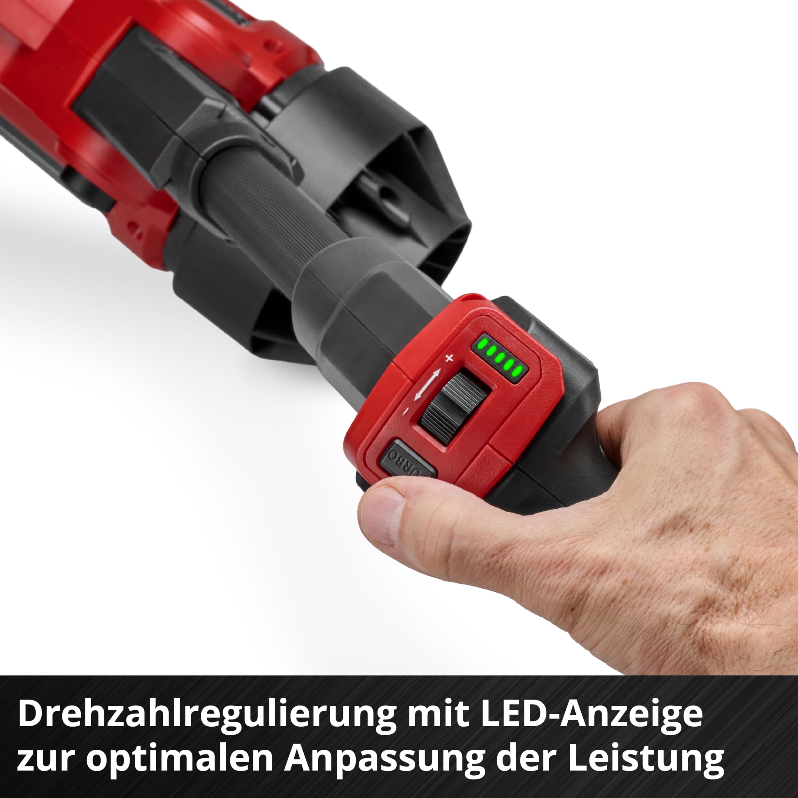 Einhell Professional Akku-Laubbläser GP-LB 36/270 Li E BL-Solo Power X-Change (36 V, 270 km/h Luftgeschwindigkeit, Brushless, Drehzahlregulierung, Blasaufsatz, ohne Akku)