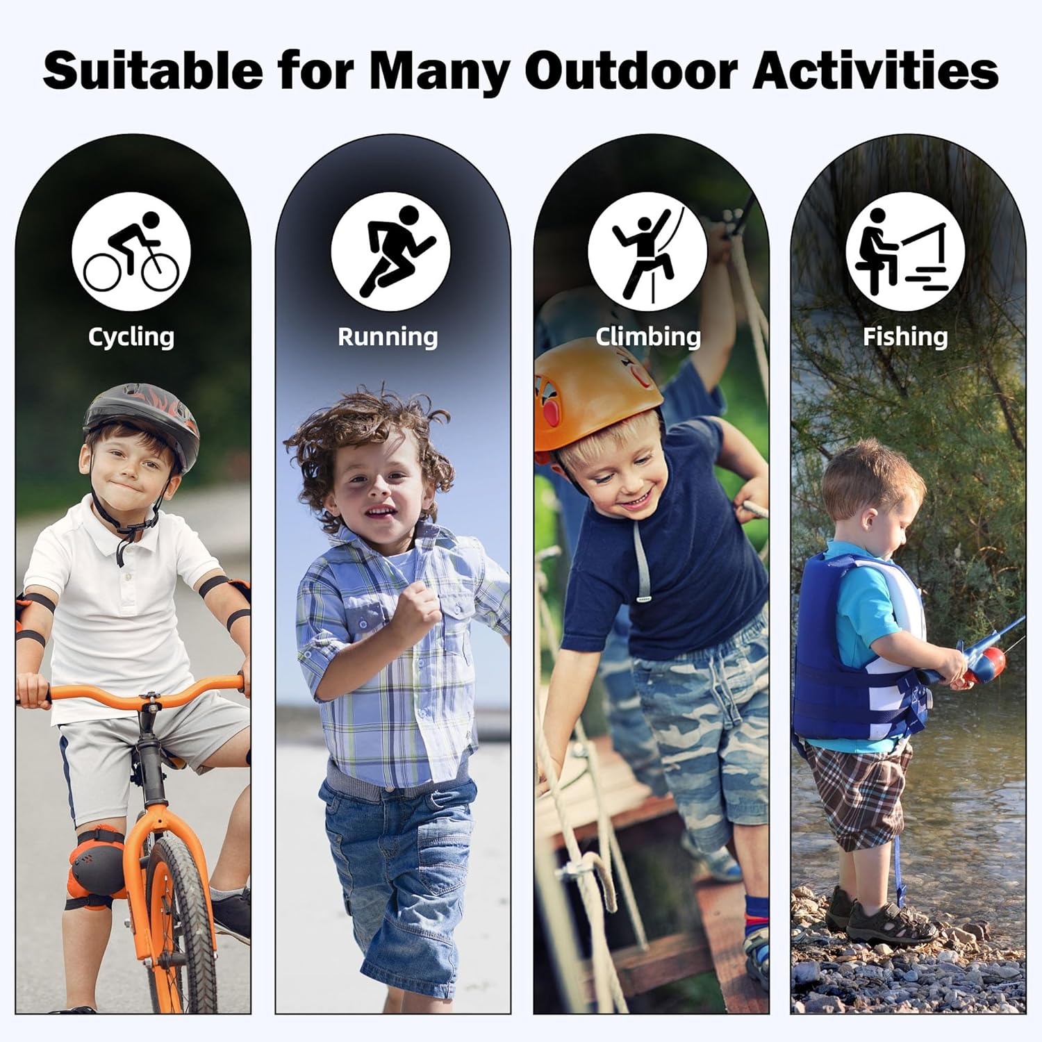 Kids Sunglasses for Boys Girls, UV400 Protection Goggles Youth Sports Sunglasses for Baseball Cycling Climbing - Image 5