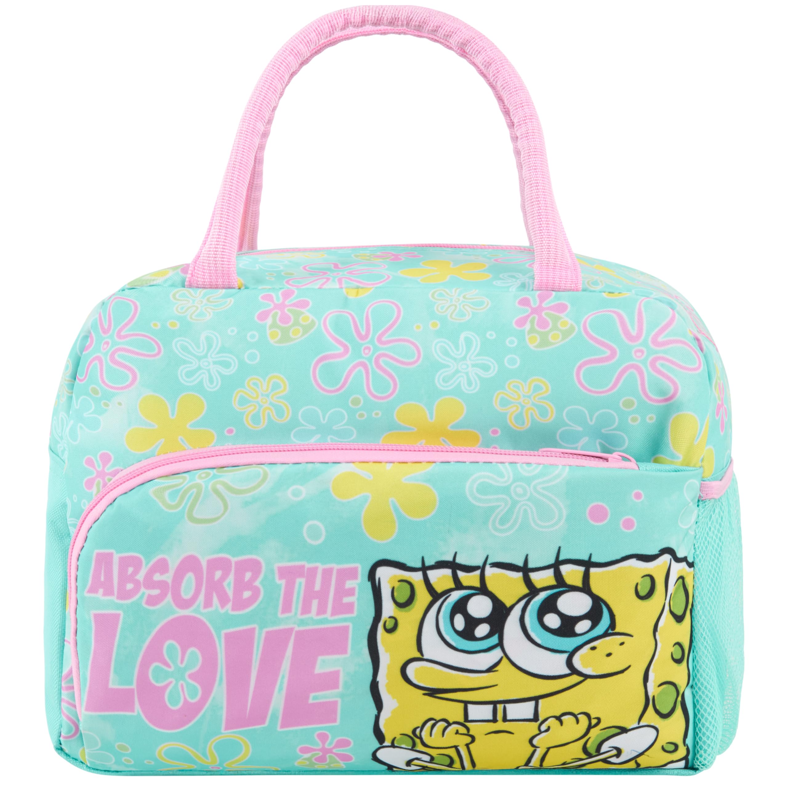 Get Trend Spongebob Squarepants Kids Insulated Lunch Tote Bag, Dual Handle