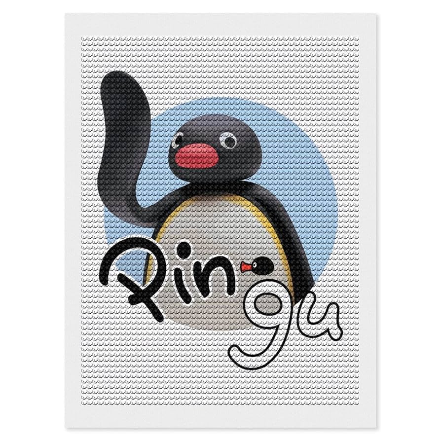 ダイヤモンドアート ペンギン 5D DIYダイヤモンド塗装 30×30cm ダイヤモンドアート ペンギン 5D DIYダイヤモンド塗装 30×30cm