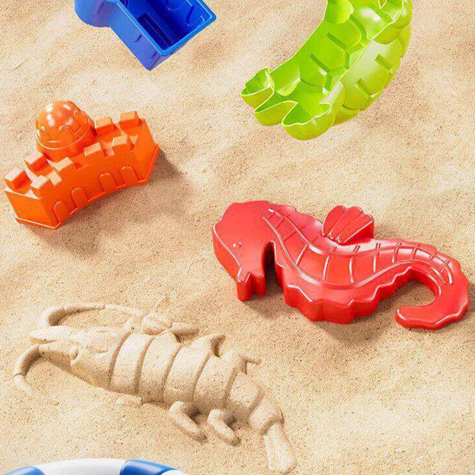 Giocattoli da Spiaggia con Sabbia di Sabbia all'Aperto | Set di Giochi da Sabbia per le Vacanze Estive Viaggi in Località di Mare Resort Giardino Cortile e per Bambini e Bambine da