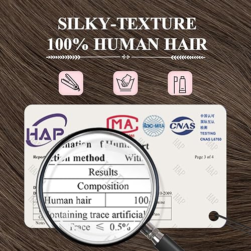 Miniatura 4 de Toppers de cabello humano para mujeres con cabello delgado, densidad del 120 %, base de seda grande con clip, piezas de pelo corto sin explosión,
