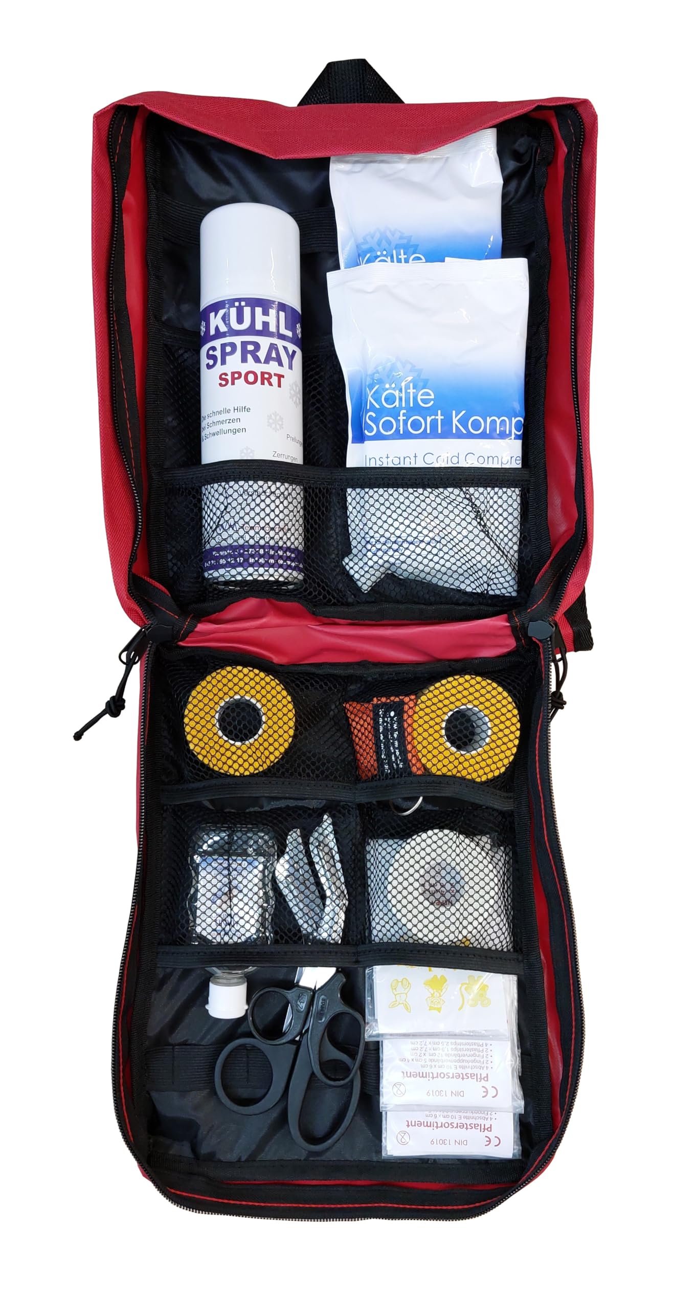 Erste-Hilfe-Rucksack S1 PLUS nach aktueller DIN 13157 + Sport-Ausstattung