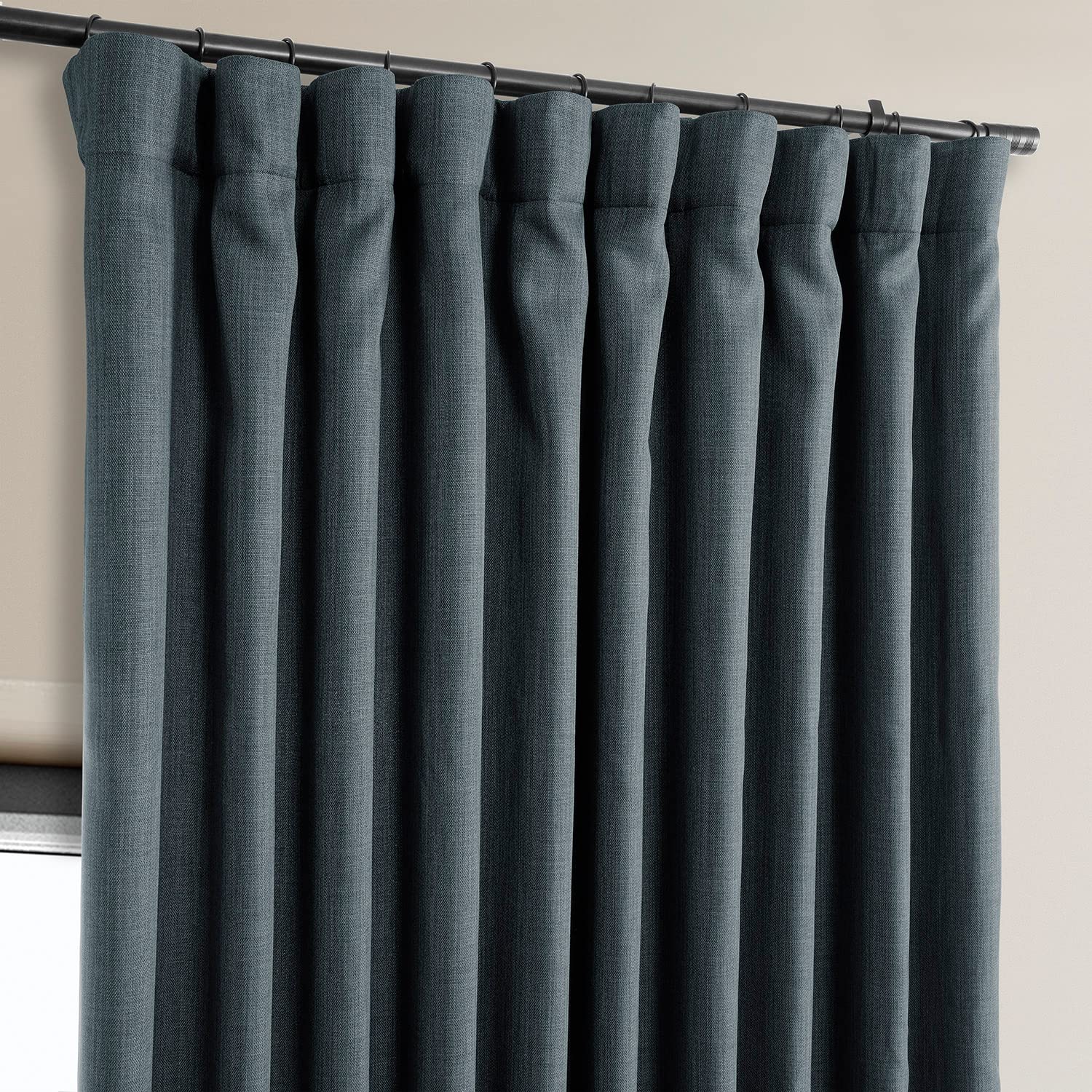 HPD Half Price Drapes Faux Linen Room Darkening Curtains - Image 3
