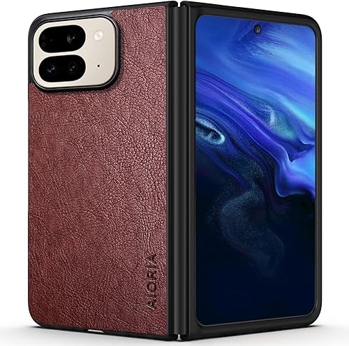 Vista 34 de Funda para Google Pixel 7a, pantalla de 6.1 "Premium PU Leather Cover Retro Business Design Funda protectora completa para Google Pixel 7a 5G (negro)