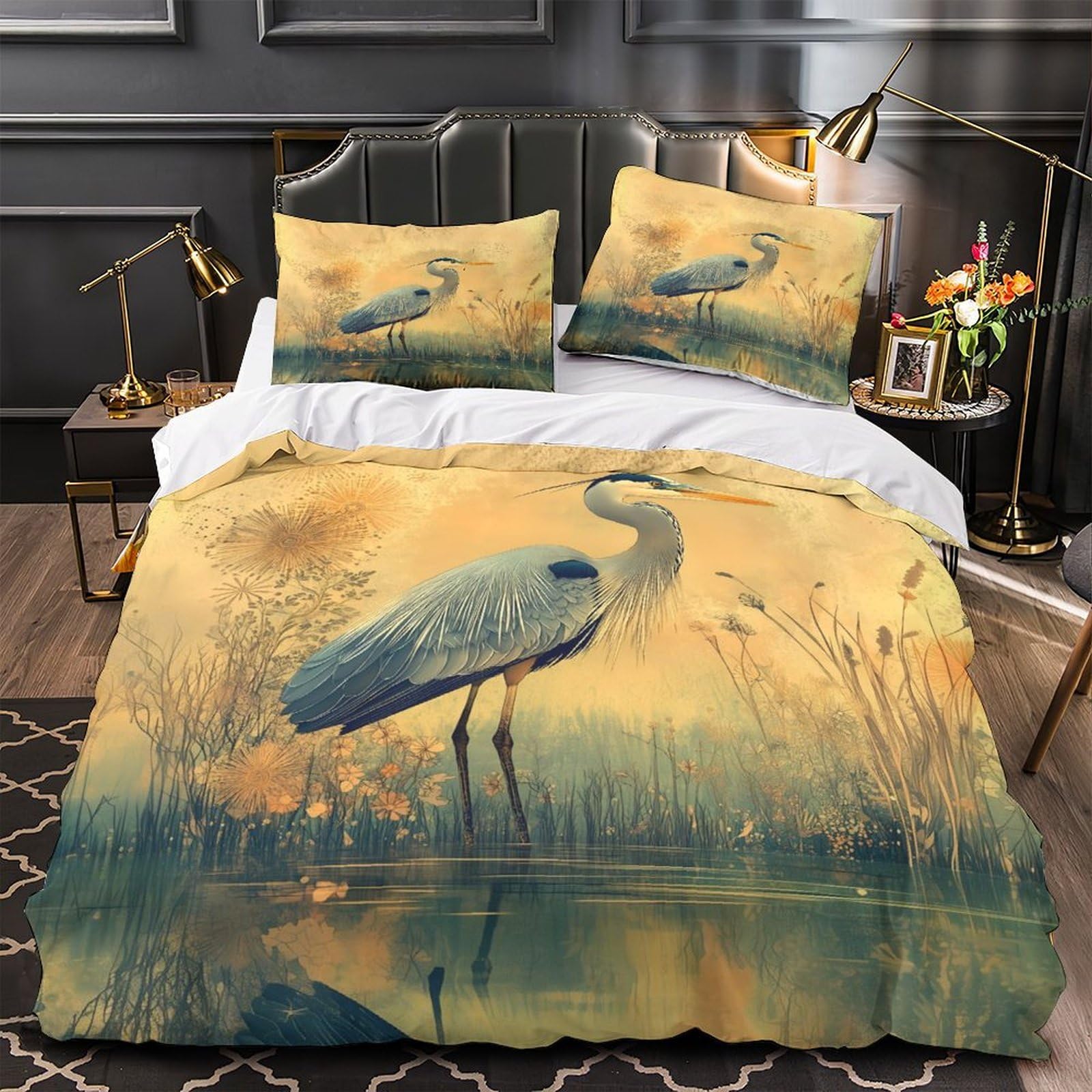 Parure de lit gothique 260x220 housse couette microfibre respirante garçon
