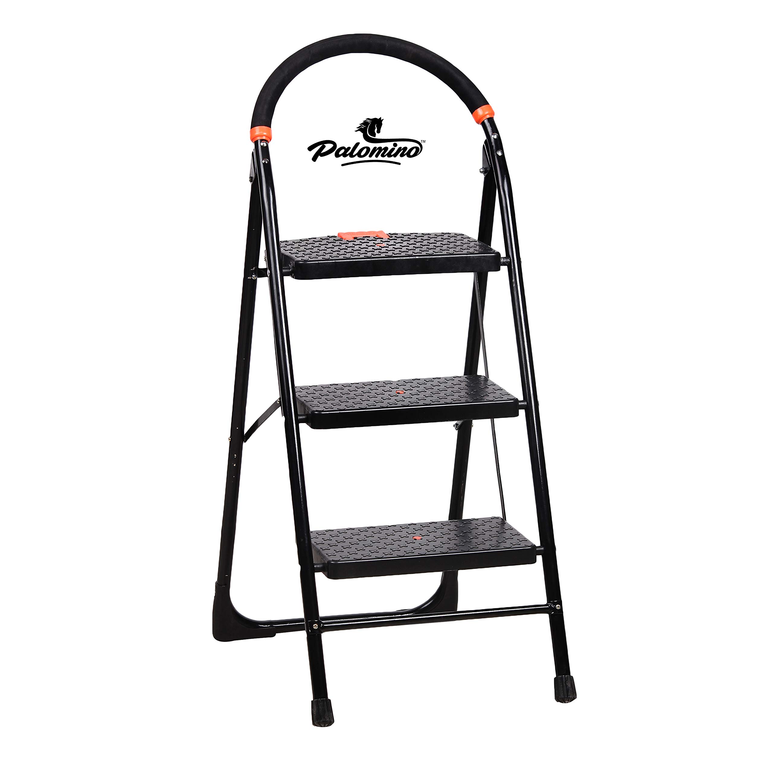 See full amazon price history chart for PALOMINO Black Heavy Duty Folding 3.1 Ft Stepladders with Wide 3 Steps Ladder Sidhi (Make in India) PALOMINO Black Heavy Duty Folding 3.1 Ft Stepladders with Wide 3 Steps Ladder Sidhi (Make in India) (B081D7NQ5S) Amazon Price History, Amazon Price Tracker