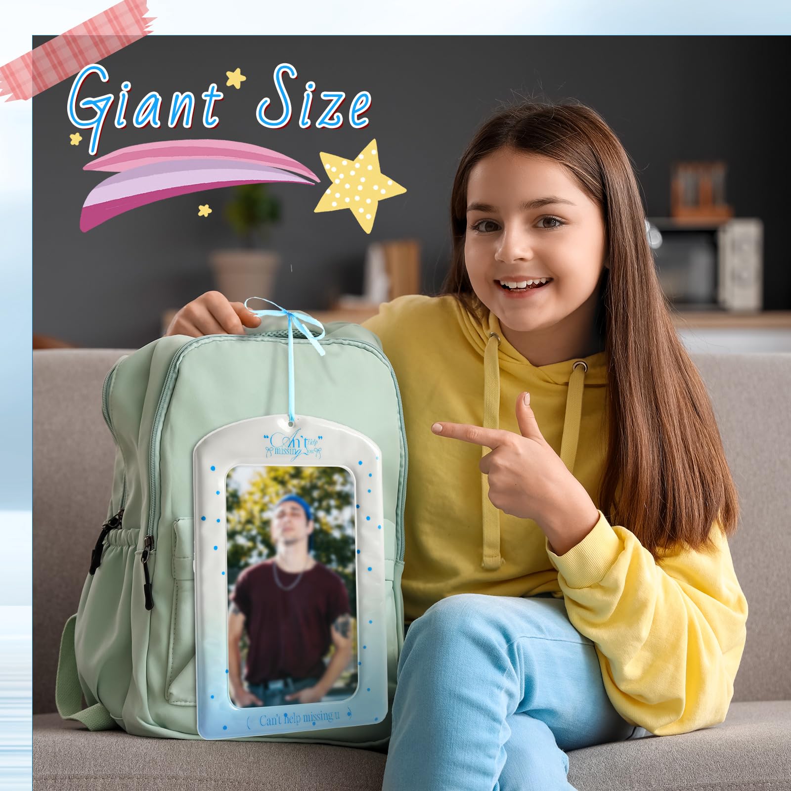 Humyoun Giant Kpop Photocard Holder A4 Inch Fun Photo Card Holder