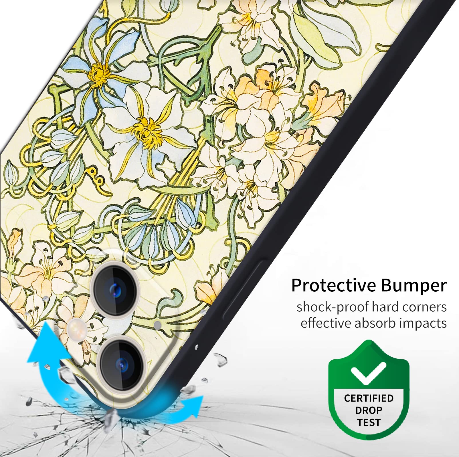 Custodia Silicone Per IPhone 13 Mini Con Pellicola - Design Vincent Van Gogh, Antishock - Foto 4