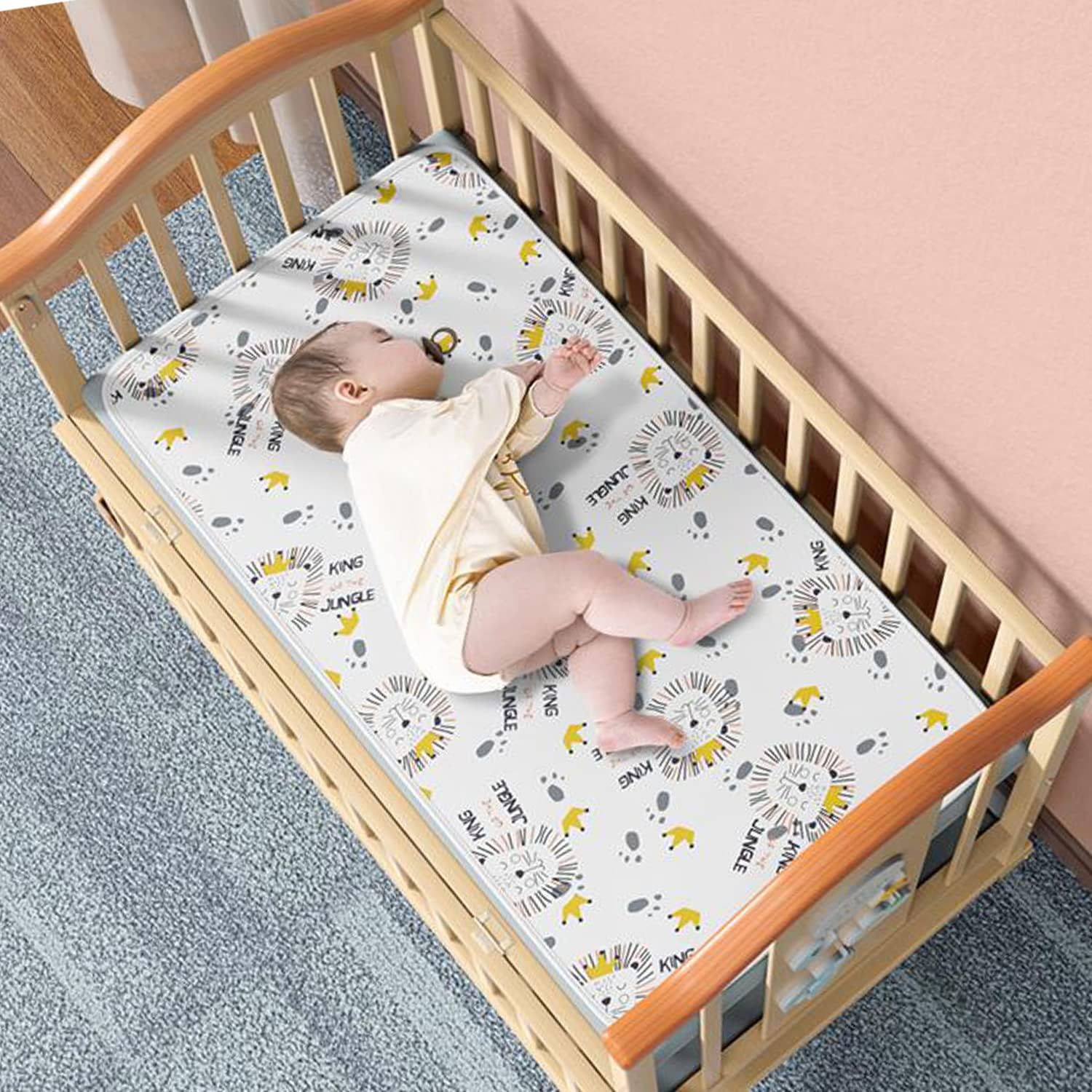 Baby Waterproof Bed Pad Washable Mattress Pad Reusable Underpads Bed Wetting Incontinence Cover for Baby Toddler Children and Adults Female Menstrual Cushion : Baby