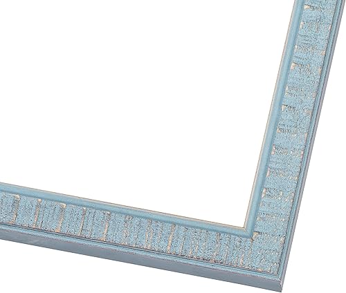 Miniatura 2 de Poster Palooza Marco de fotos completo de madera envejecida de 4 x 3 con acrílico UV, respaldo de tablero de espuma y herrajes