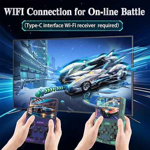 Miniatura 5 de R40S Pro - Consola de juegos portátil, 30000 juegos HD, mini consola de juegos retro, pantalla IPS de 3.5 pulgadas, 45 emuladores integrados,