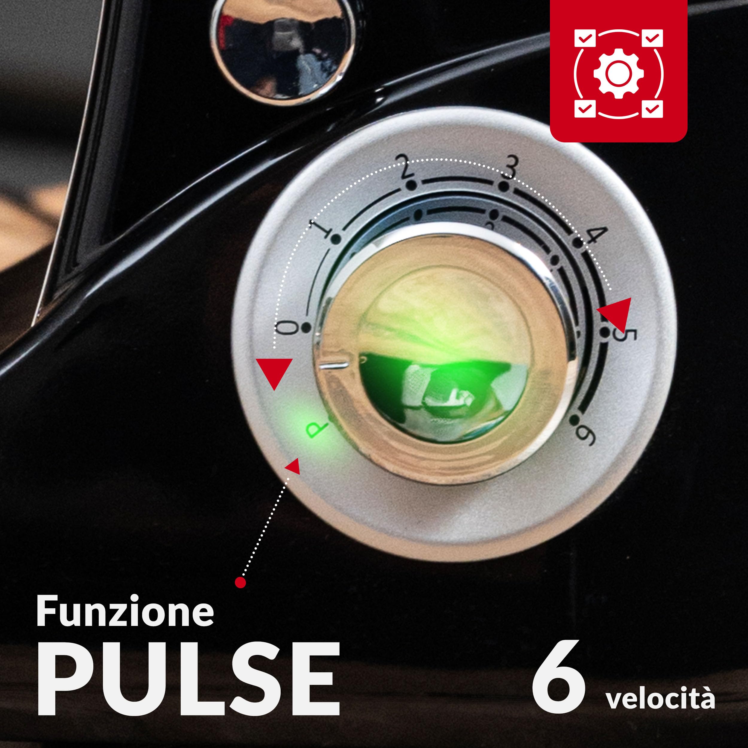 Lehmann Impastatrice Planetaria, 2200 W, Robot da Cucina Multifunzione Planetaria 5 Litri con Ciotola in Acciao Inossidabile, 6 Velocità, Pulse, 3 Ganci di Miscelazione