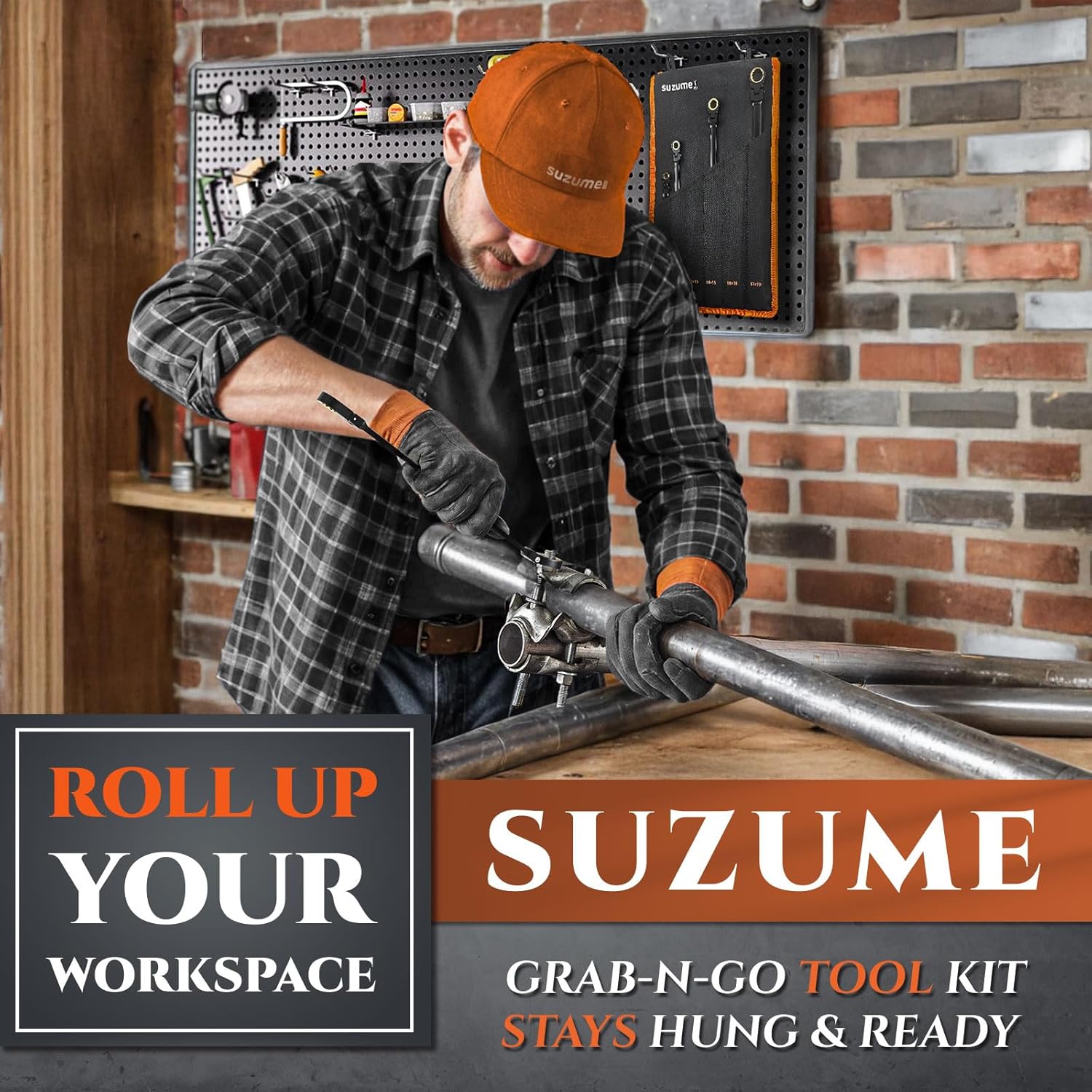 SUZUME 6PCS Extra Long Flex Head Ratcheting Wrench Set & 8PCS Metric Stubby Wrenches Set