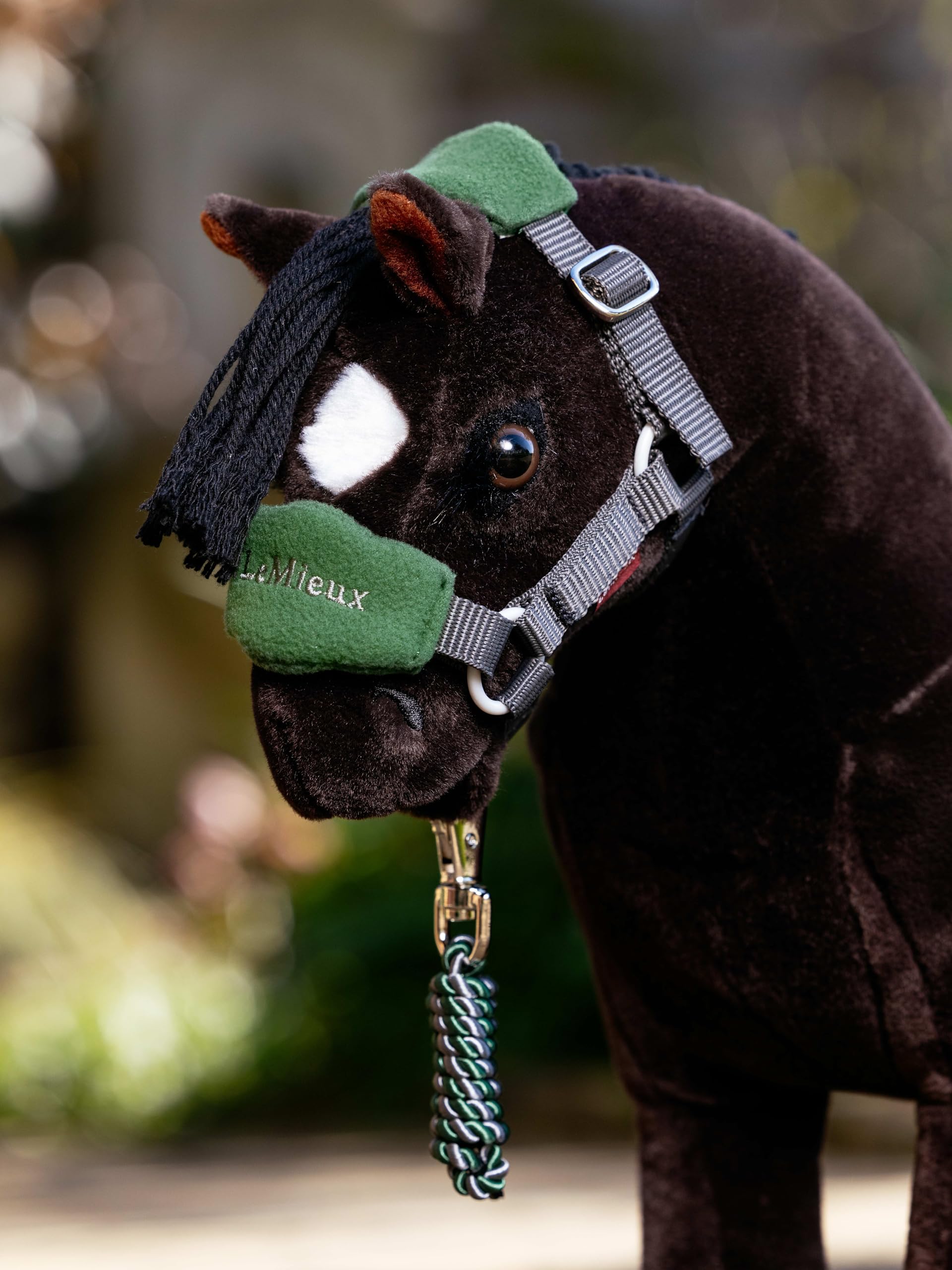 Licol Et Longe Vogue LeMieux – Bleu Glacier – Confort Polaire, Réglable, Pour Cheval Ou Poney