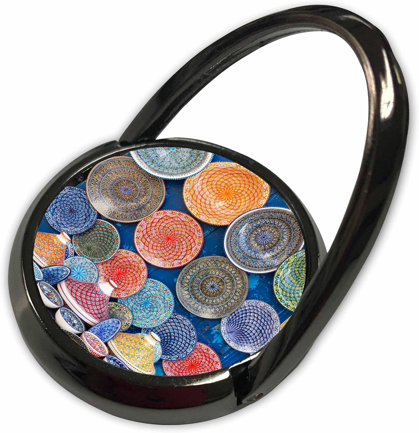 3dRose Tunis, Tunisia. Colorful Bowls for Sale. Phone Ring