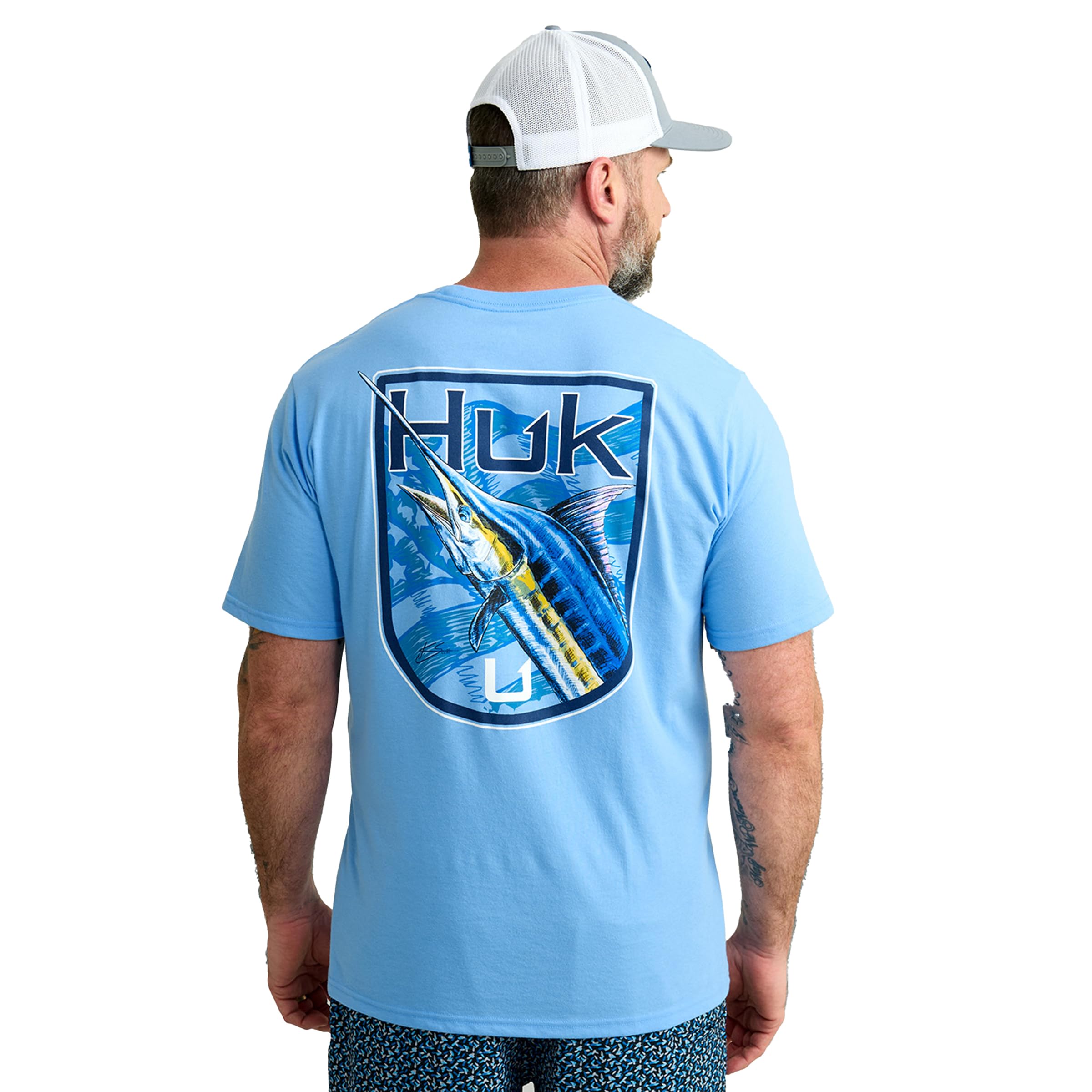 HUK Mens Performance Fishing Logo Tee, Short Sleeve T-Shirt for Men — view 55