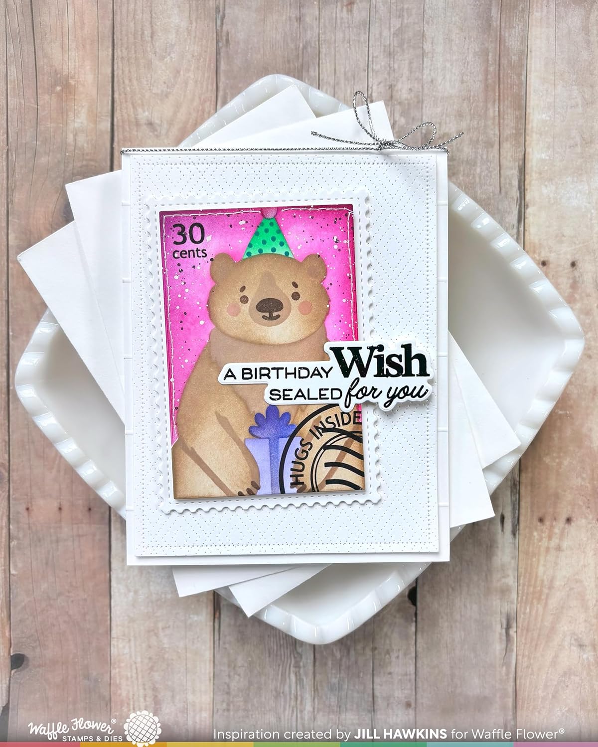 Nesting Postage Collage Stamp Set